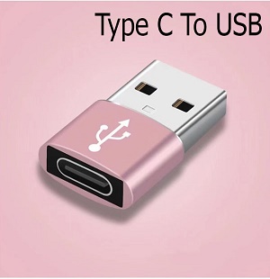 USB TYPE C FEMALE TO USB MALE OTG ADAPTER CONVERTER
